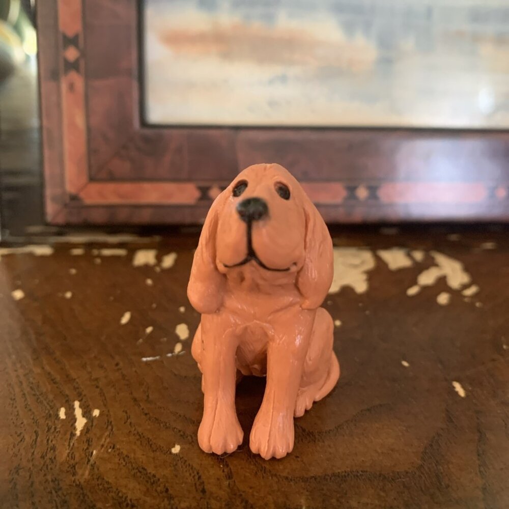 Vintage Puppy in My Pocket #45 Destro Bloodhound PVC Figure MEG 1994 Windsor